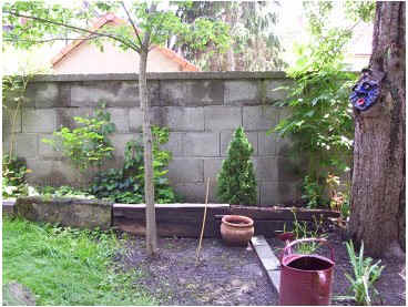 Gartenansicht 2005 - Erster Eindruck